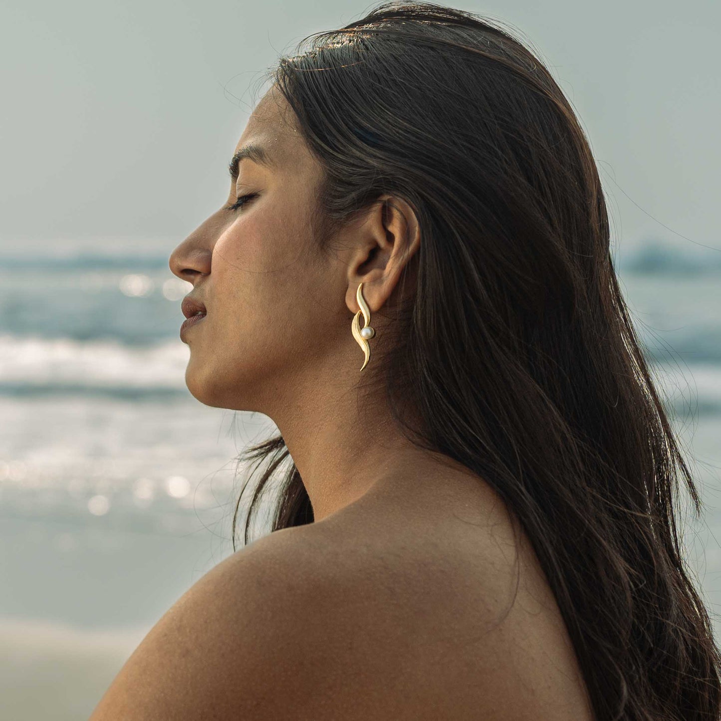 Urmi Brass Ear Climbers