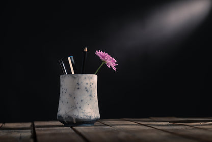 Ember Frost Desk Vessel