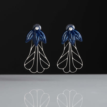 Aparajita Blossom Silver Filigree Earrings (Set Of 2)