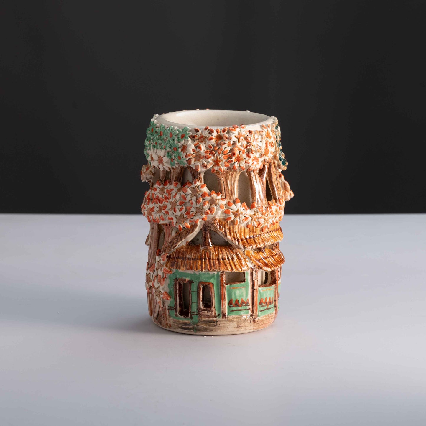 Grama-Kusuma Double-Layered Vase -1
