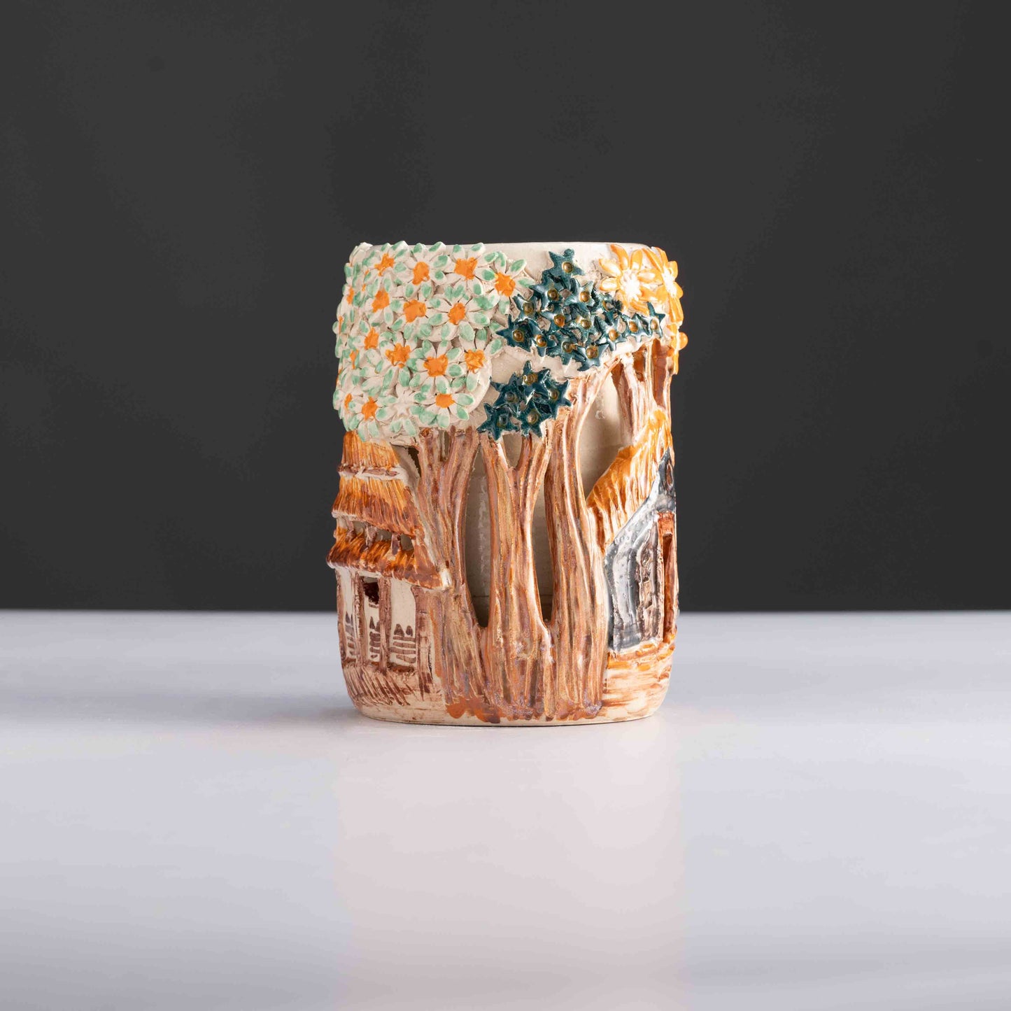 Grama-Kusuma Double-Layered Vase -2