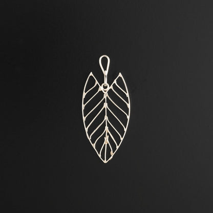 Ashoka Leaf Silver Filigree Earrings (Set Of 2)