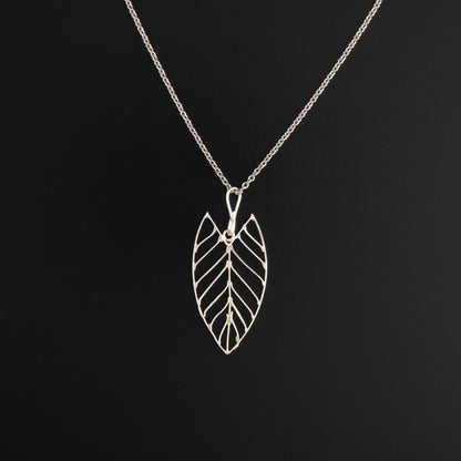 Ashoka Leaf Silver Filigree Earrings (Set Of 2)