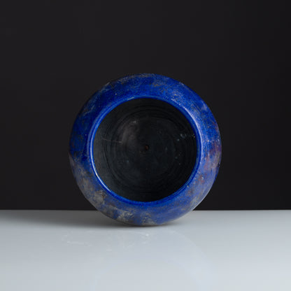 Ember Lapis Faceted Bowl