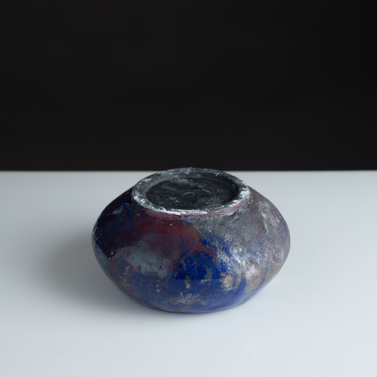 Ember Lapis Faceted Bowl