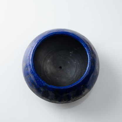 Ember Lapis Faceted Bowl
