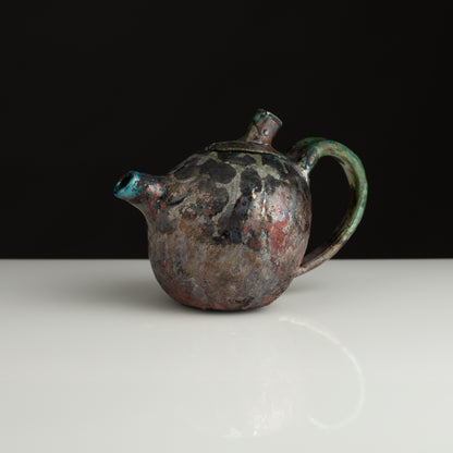 Ember Patina Sculptural Teapot