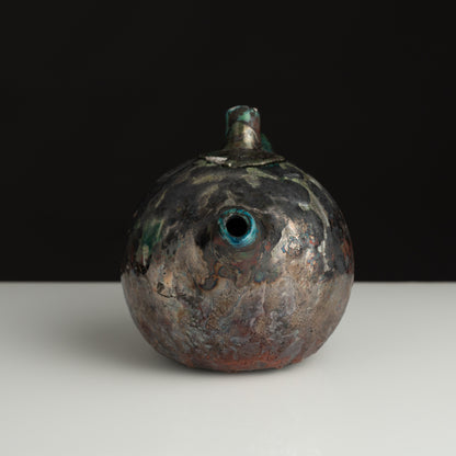 Ember Patina Sculptural Teapot