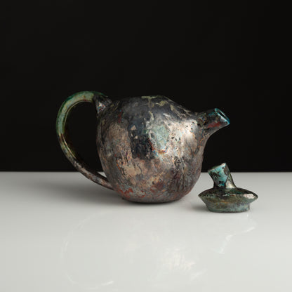 Ember Patina Sculptural Teapot