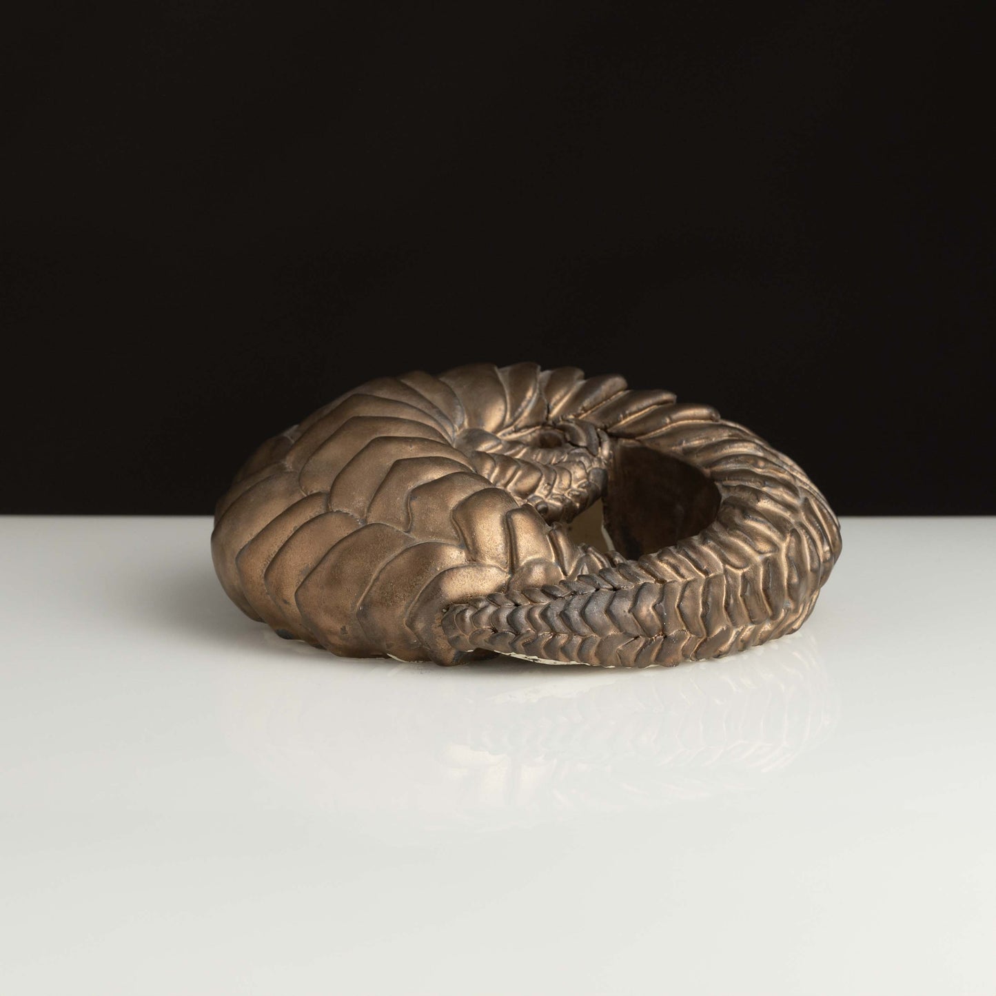 Sleeping Pangolin Bronze Sculpture