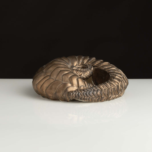 Sleeping Pangolin Bronze Sculpture