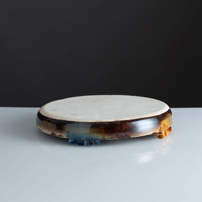 Sarovar Plate Large Glass Stone