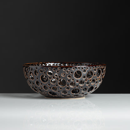 Celestial Orbs Ceramic Berry Bowl