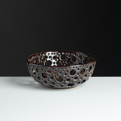 Celestial Orbs Ceramic Berry Bowl
