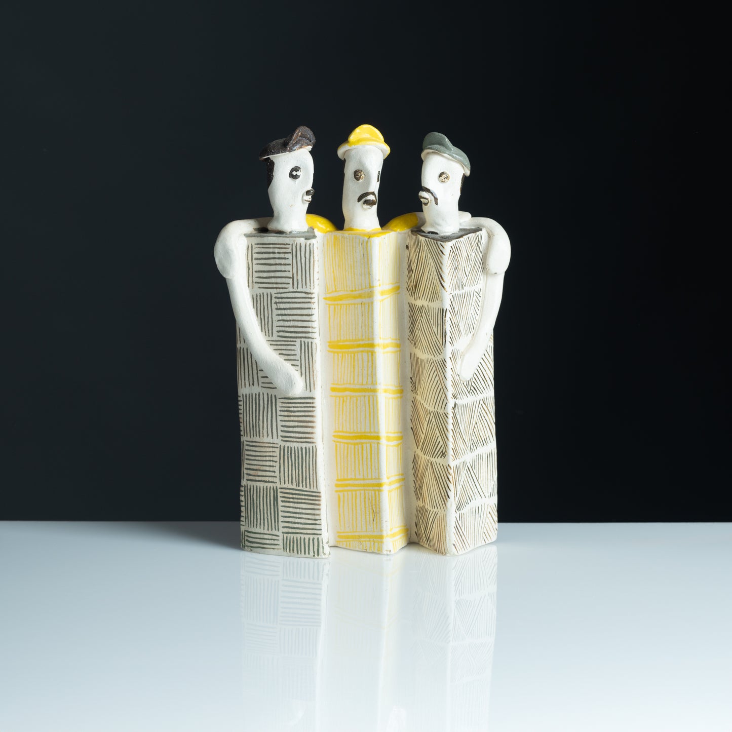 Trio Ensemble Ceramic Figurine