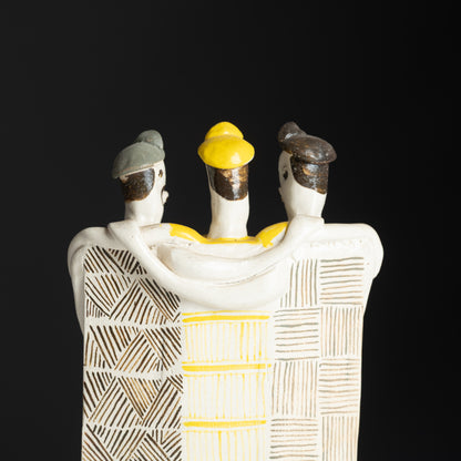 Trio Ensemble Ceramic Figurine