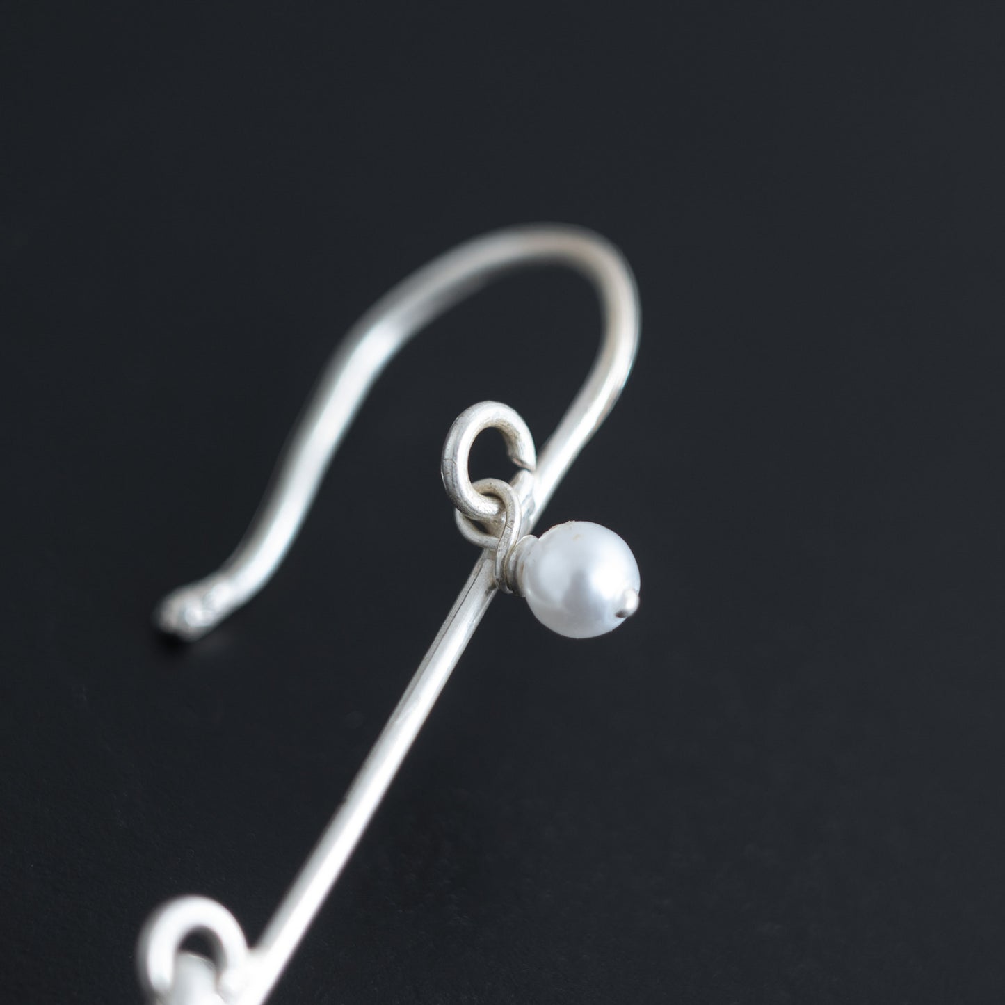 Minimal Silver Ear Climber Combo
