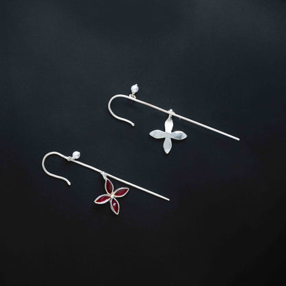 Minimal Silver Ear Climber Combo