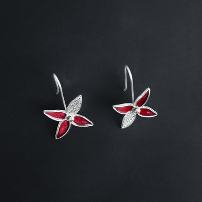 Ashoka Petal Hook Earrings