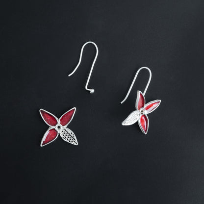 Ashoka Petal Hook Earrings