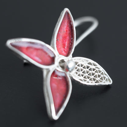 Ashoka Petal Hook Earrings