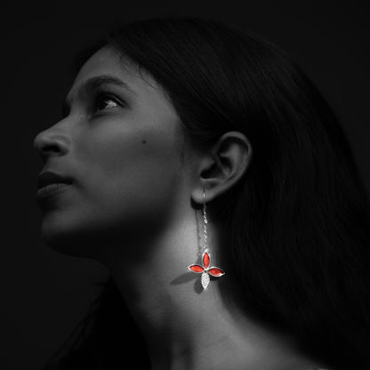 Ashoka Blossom Drop Earrings