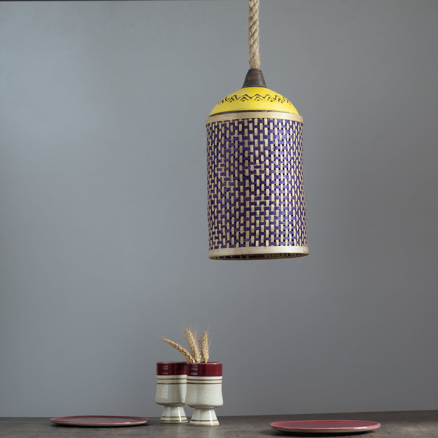 Jä€La Bamboo Weave Pendant Lamp