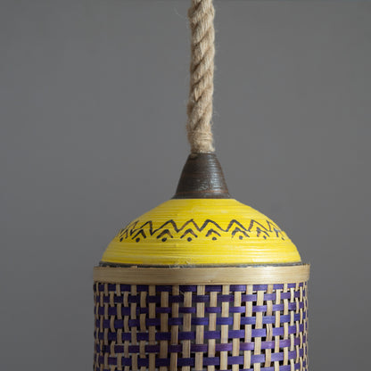 Jāla Bamboo Weave Pendant Lamp