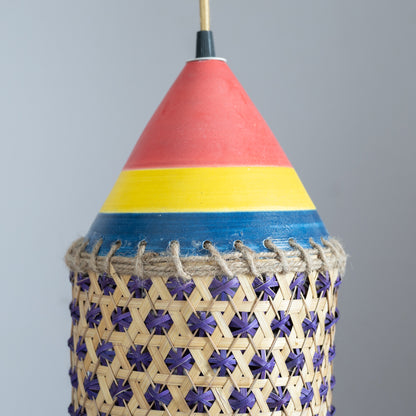 Taara Bamboo Weave Hanging Lamp