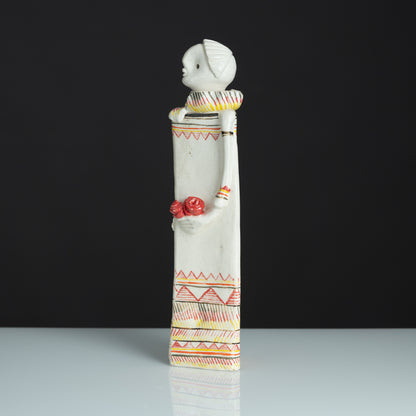 Gift Bearer Ceramic Figurine