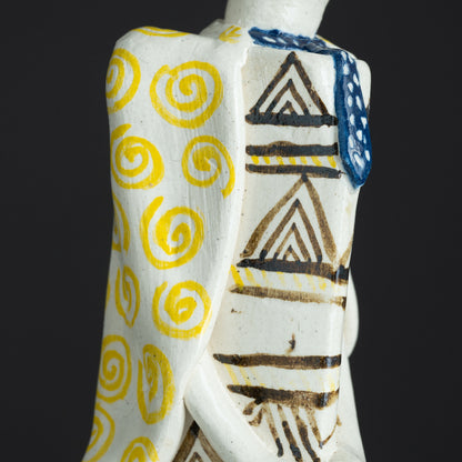 Tribal Songstress  Ceramic Figurine