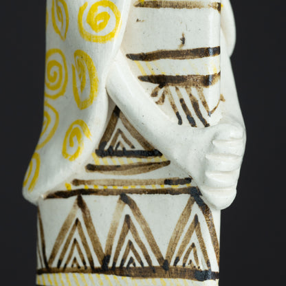 Tribal Songstress  Ceramic Figurine