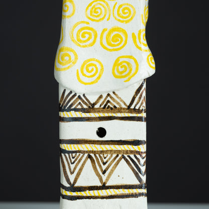 Tribal Songstress  Ceramic Figurine