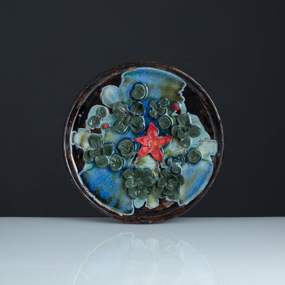 Sarovar Wall Plate Medium Lily Pond 4
