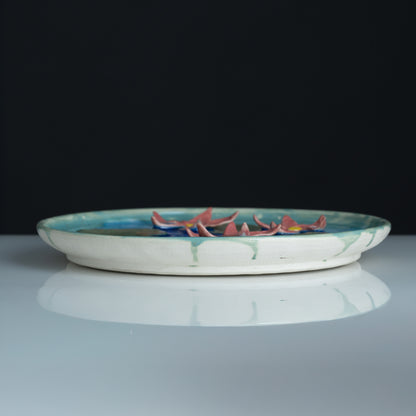 Sarovar Wall Plate Medium Lily Pond 1