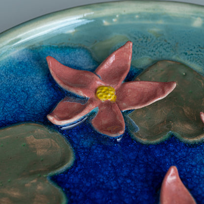 Sarovar Wall Plate Medium Lily Pond 1