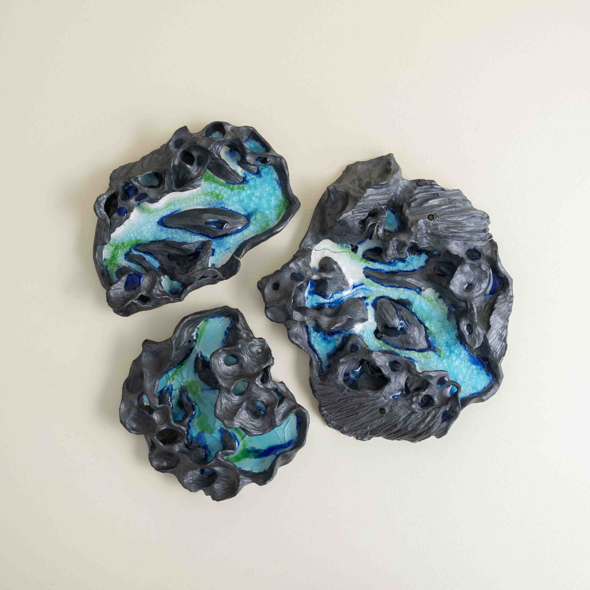 Srotas (Three Piece Wall Sculpture)