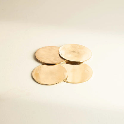 Prafulla Brass Coaster (Set OF 4)
