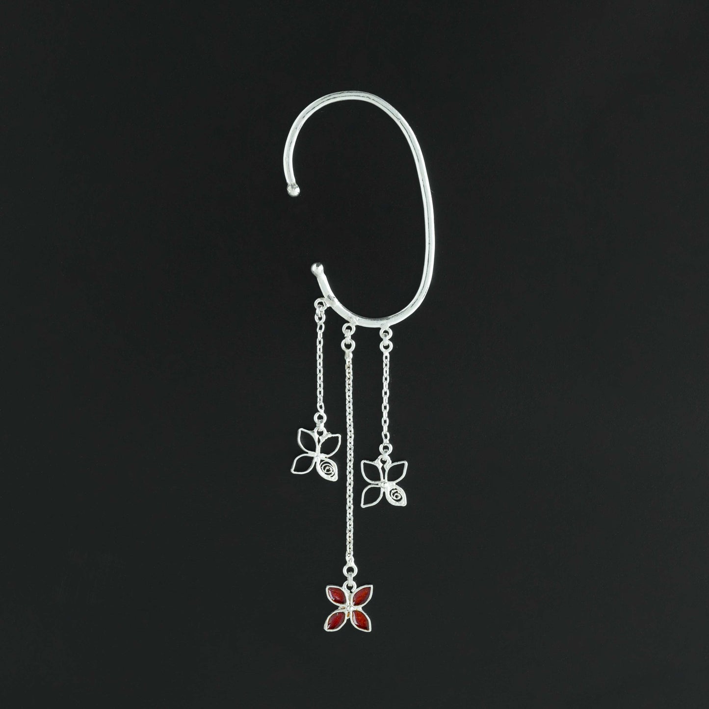 Ashoka Blossom Cascade Ear Cuff
