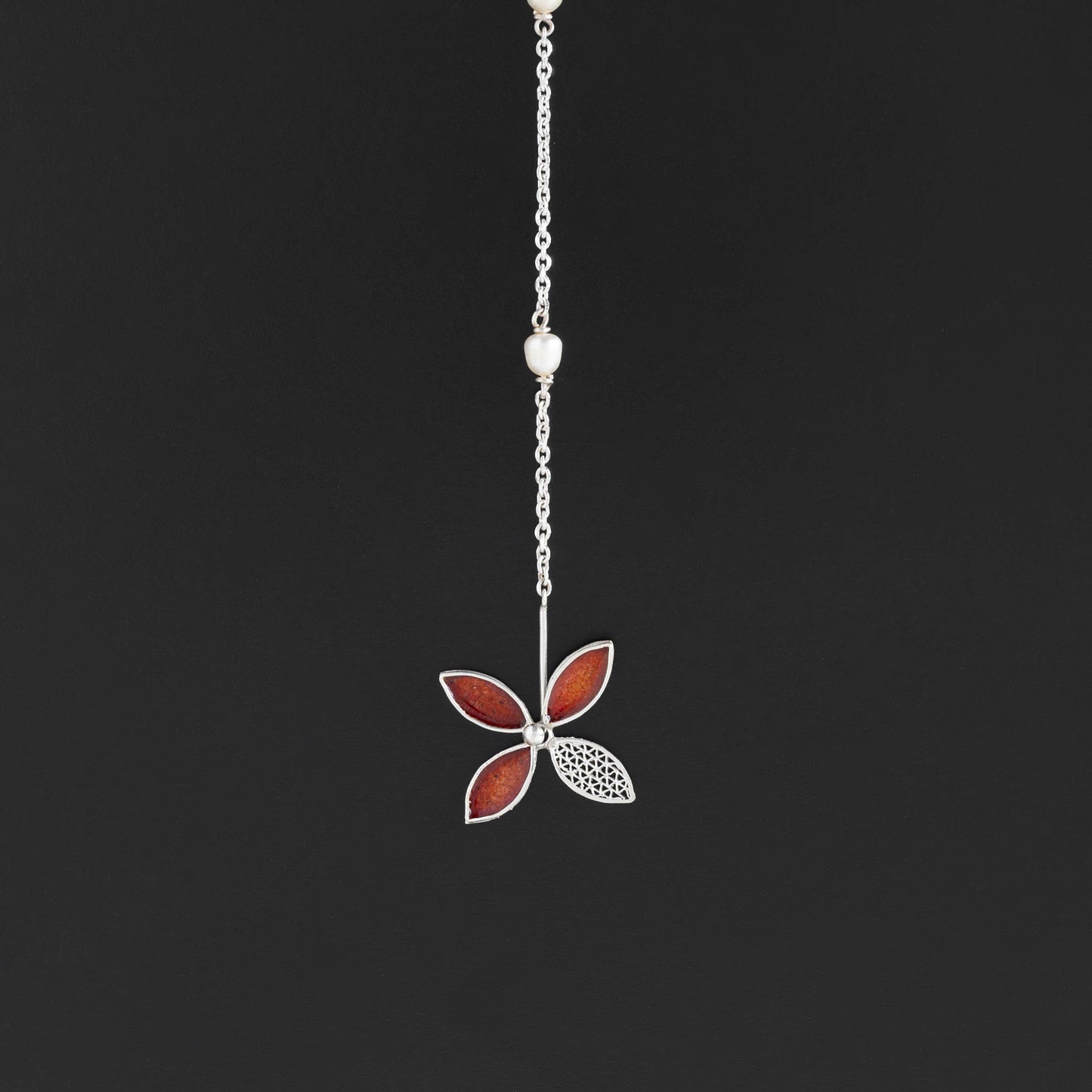 Ashoka Petal Chain Earring