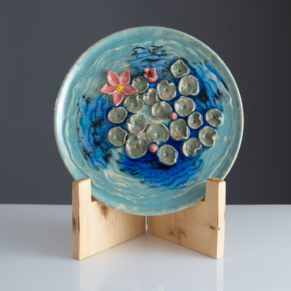 Sarovar Wall Plate Medium Lily Pond 3