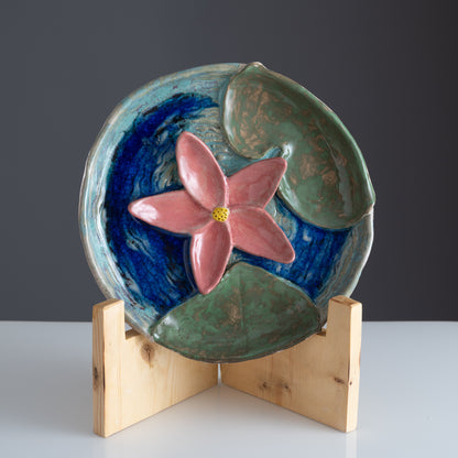 Sarovar Wall Plate Medium Lily Pond 2