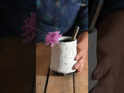 Ember Frost Desk Vessel