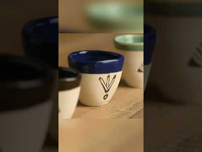 Baleri Shot Glasses Bird Tattoo Motif ( Set Of 6)