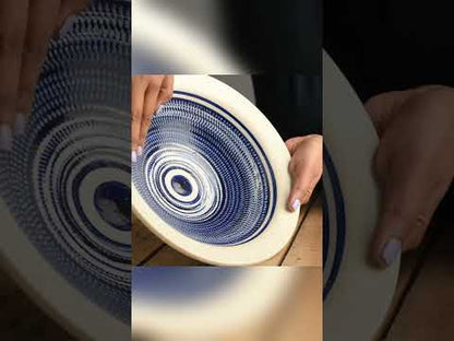 Royal Blue Lattice Bowl