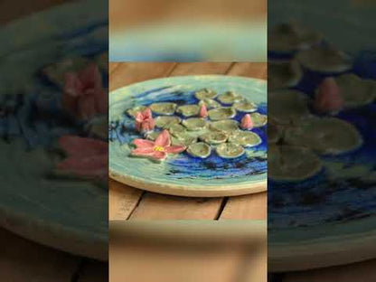 Sarovar Wall Plate Medium Lily Pond 3