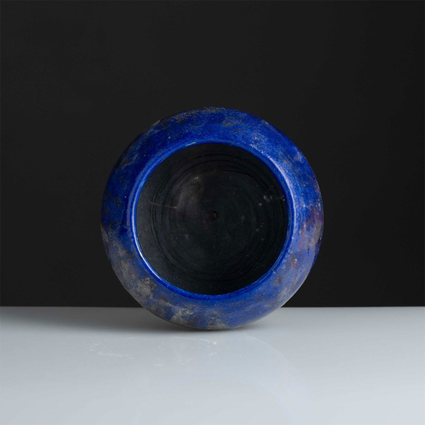 EMBER LAPIS FACETED BOWL 1