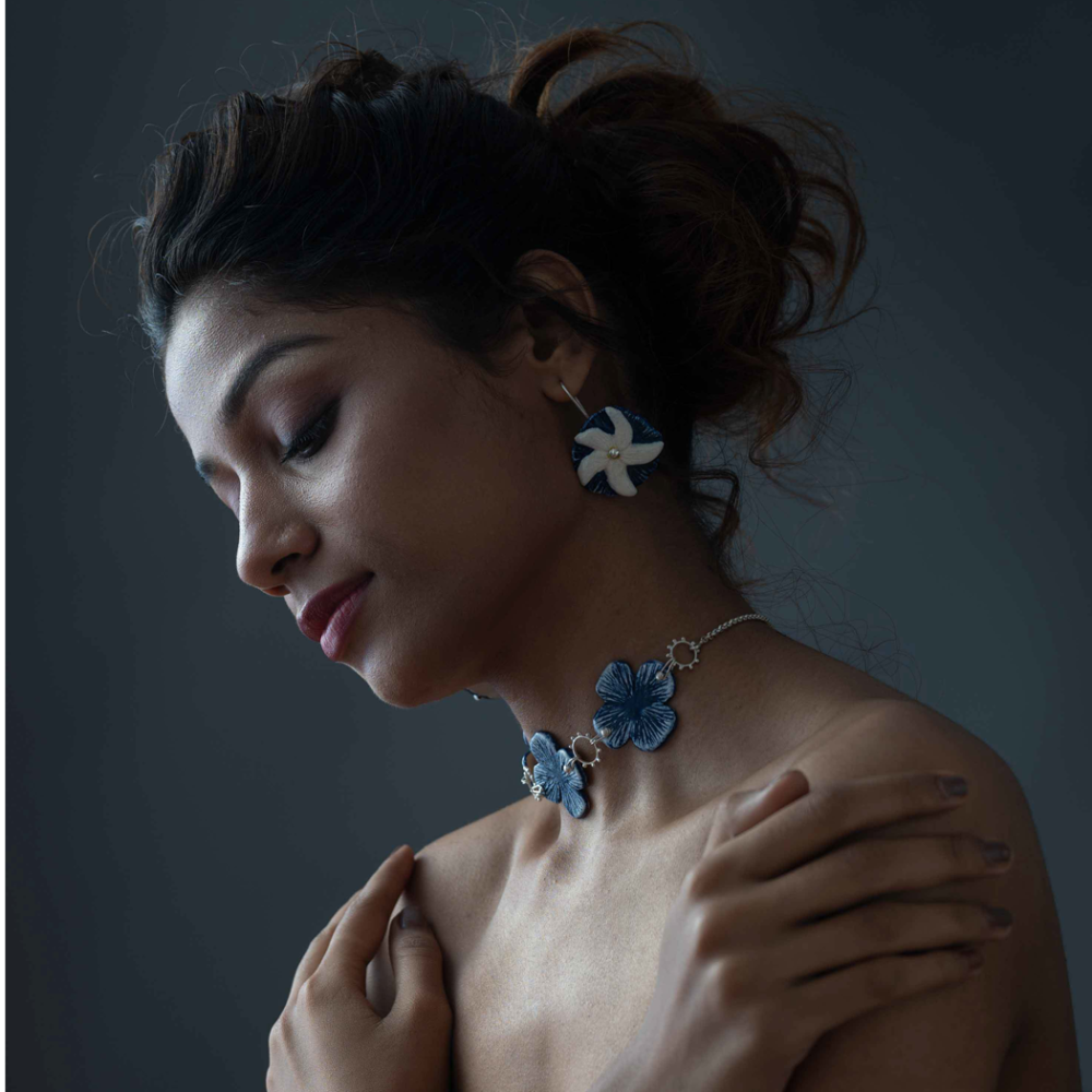 aparajita choker blue